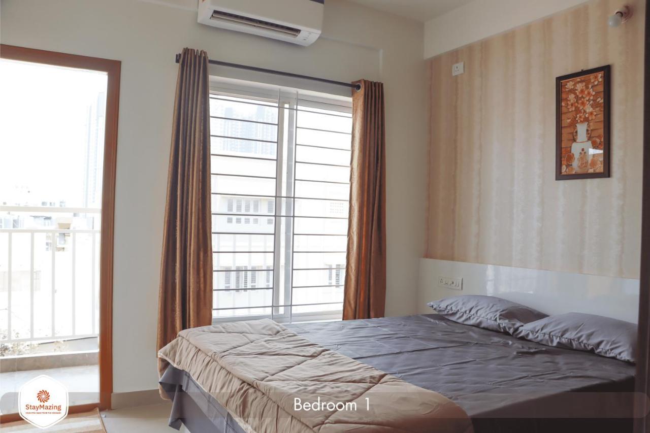 Staymazing-1,2 & 3 Bhk Ac Apartments In Hebbal-5Mins To Manyata-30Mins To Airport Bangalore Exterior photo