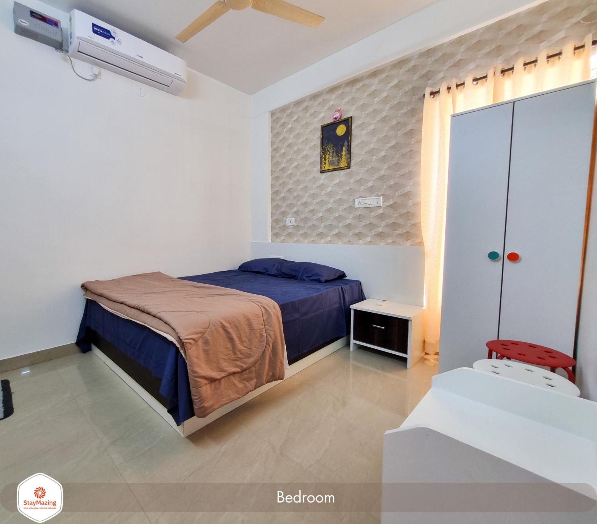 Staymazing-1,2 & 3 Bhk Ac Apartments In Hebbal-5Mins To Manyata-30Mins To Airport Bangalore Exterior photo